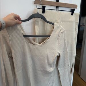 Pact Cream/Tan -Skirt and Top Set